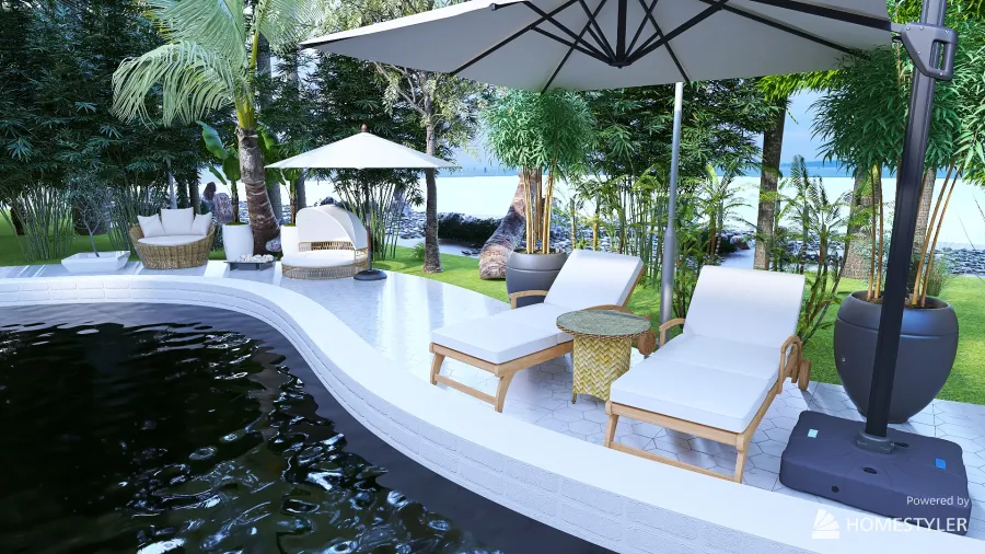Lake Life Luxury 3d design renderings