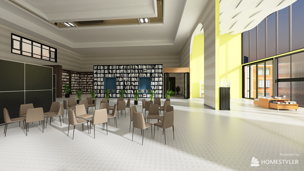 Centro Rogers Scandicci - Florence - Italy 3d design renderings