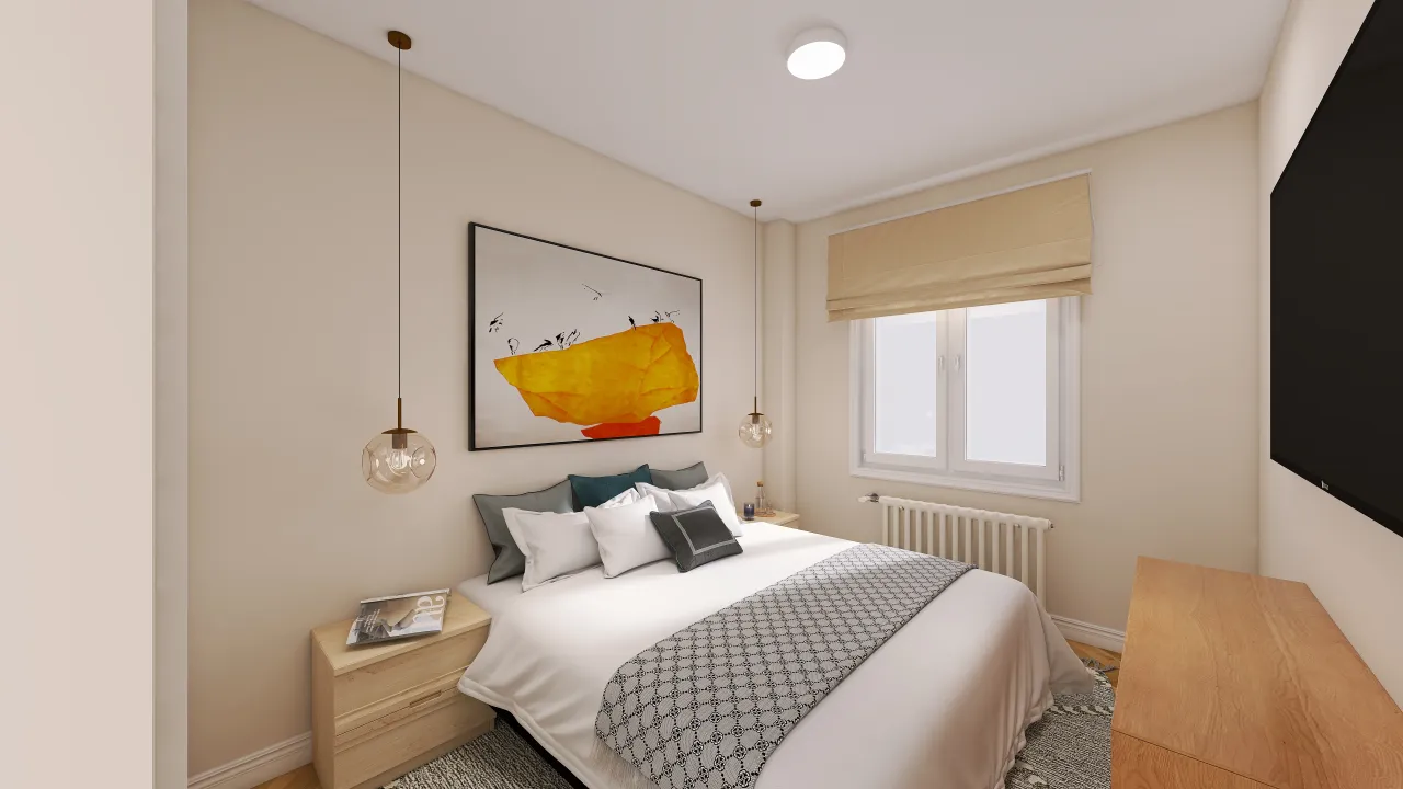 MasterBedroom 3d design renderings