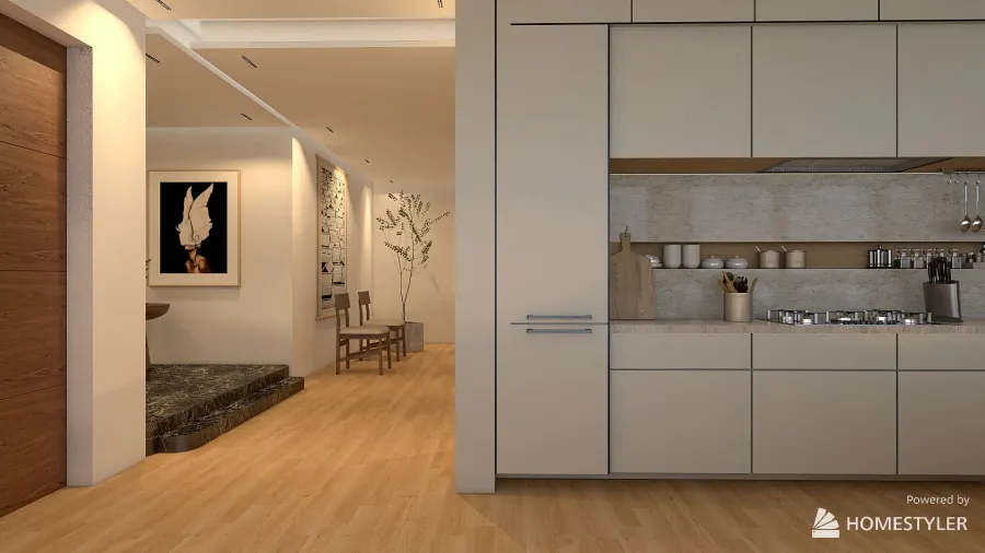 jeon's apartment 3d design renderings