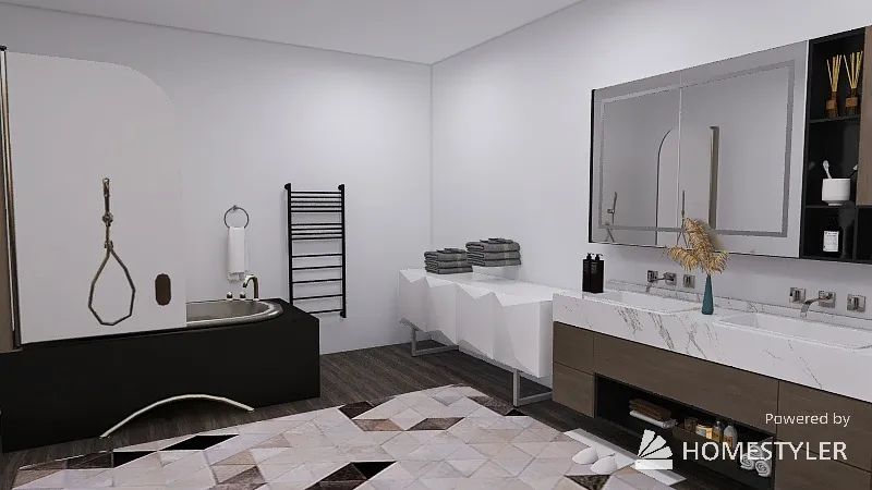 Bathroom 3d design renderings