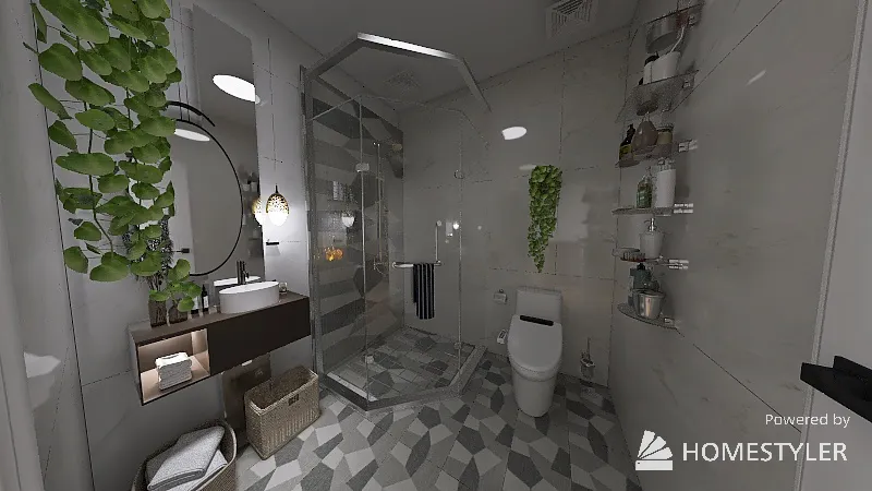 Bathroom 3d design renderings