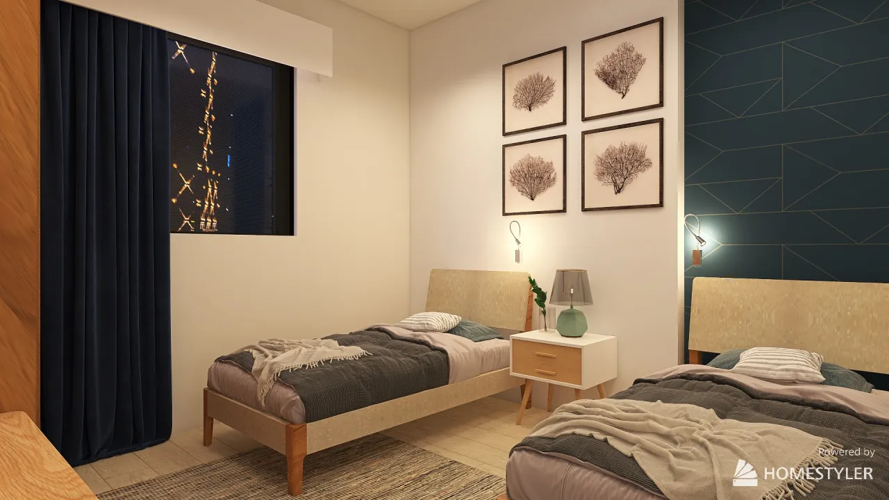 Bedroom 3d design renderings