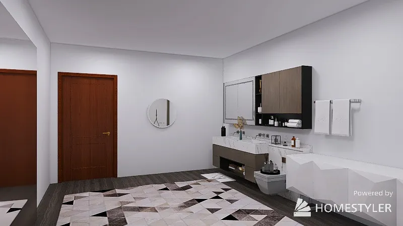 Bathroom 3d design renderings