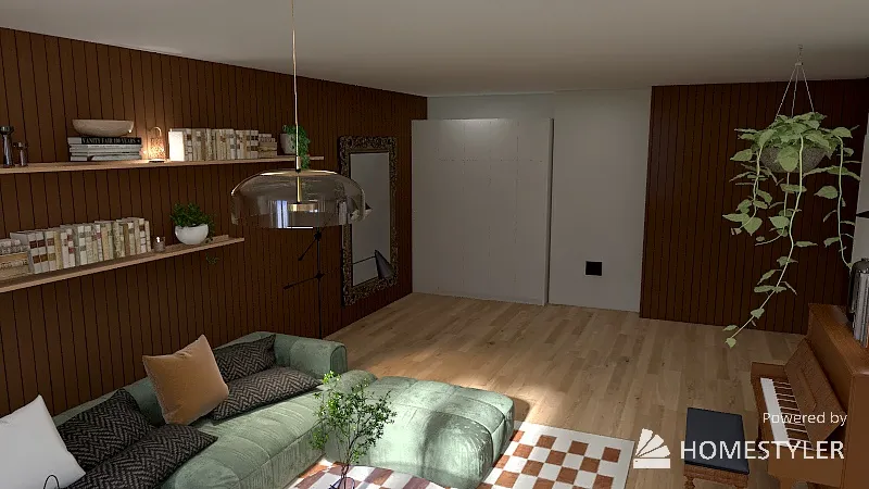 pokoj goscinny 3d design renderings