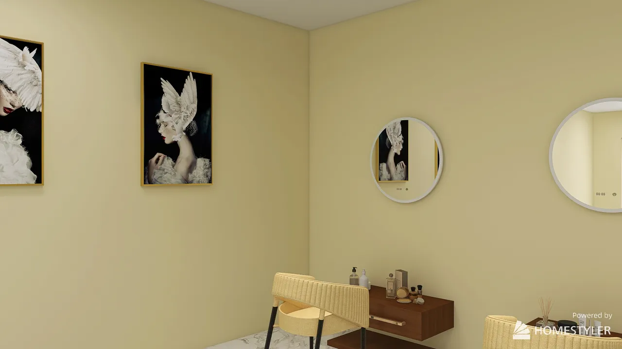 Beauty Salon 2 3d design renderings