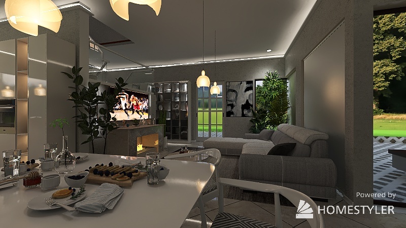 duplex panoramico 3d design renderings
