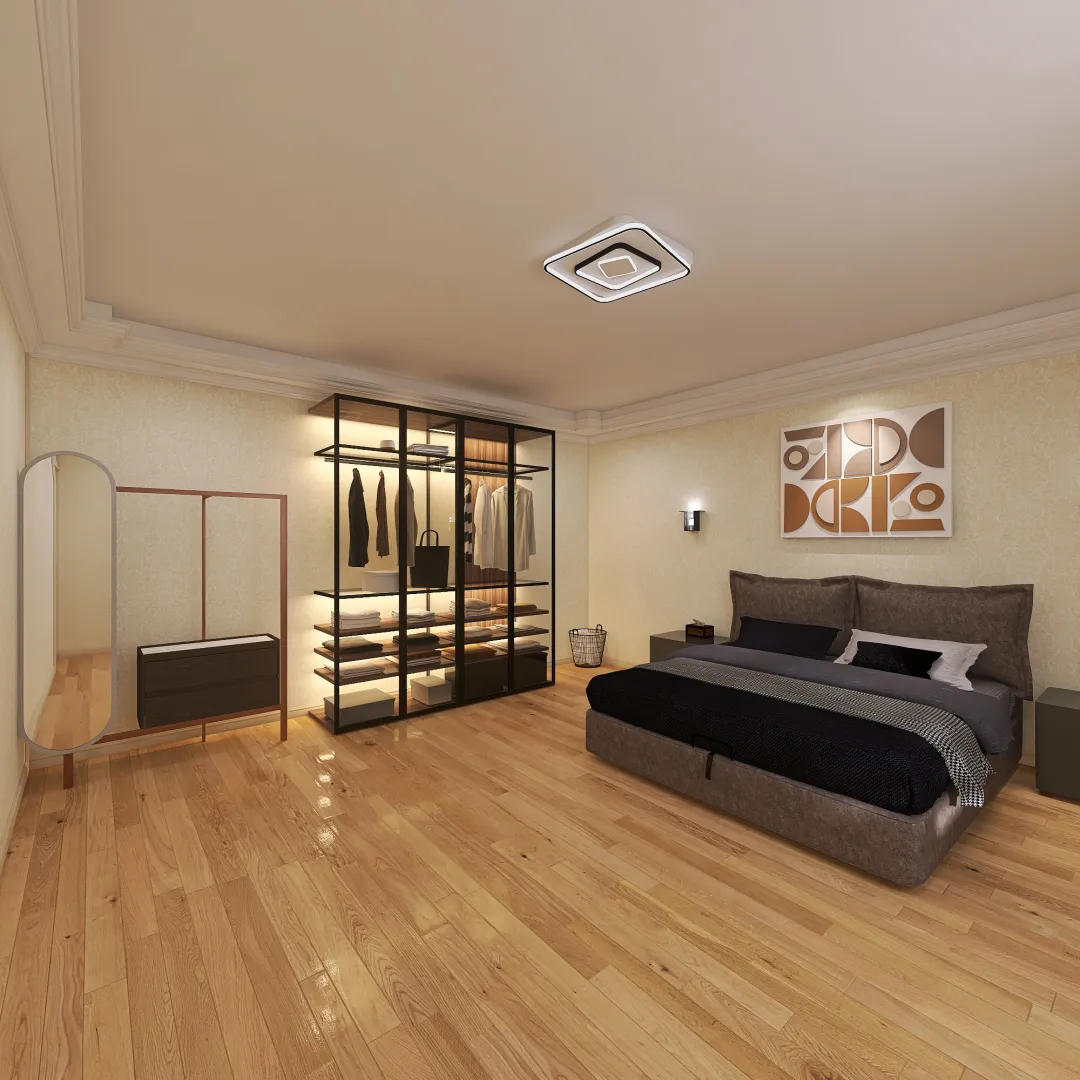 Copy of 【Modern bedroom] 3d design renderings