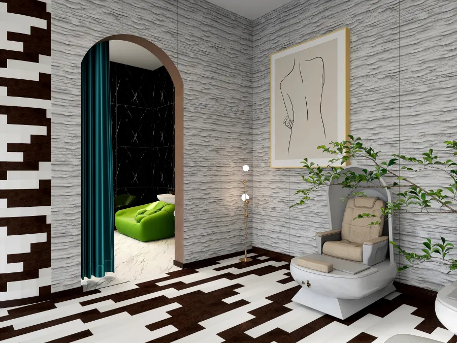 Copy of Beauty salon 3d design renderings