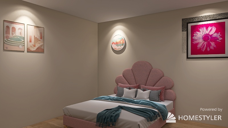 ♥ Rosé Room ♥ 3d design renderings