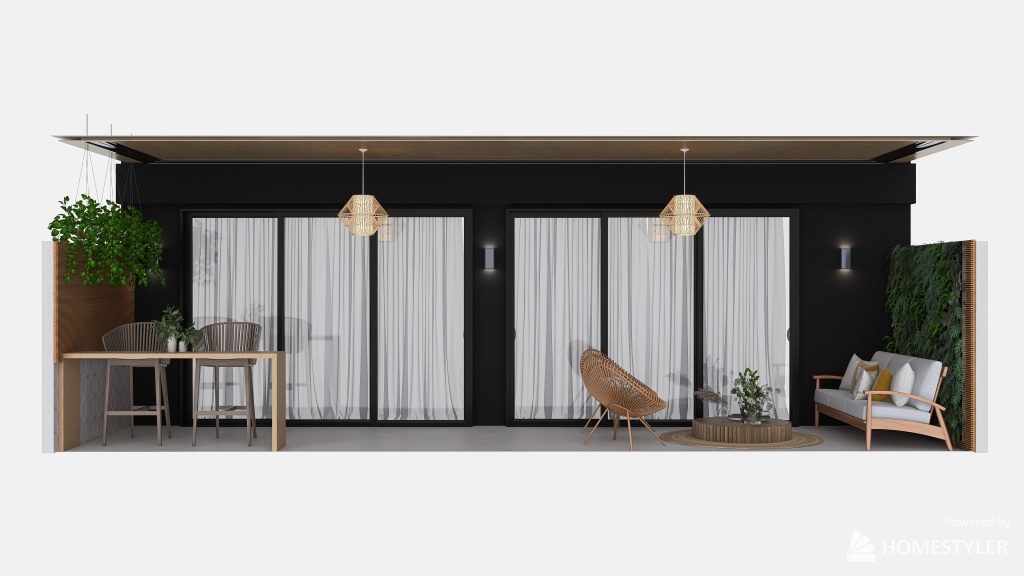Terraza Apto. | The Flats Puntacana 3d design renderings
