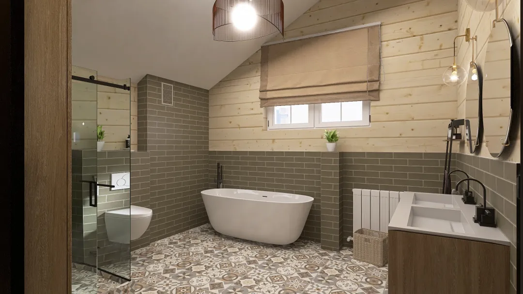 туалет петергофские дачи 3d design renderings