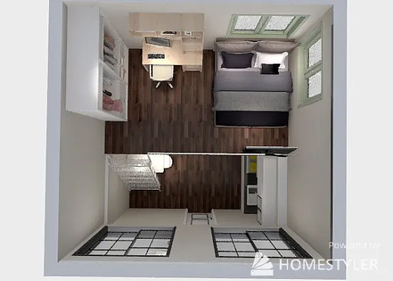 casa 48m² Design Rendering