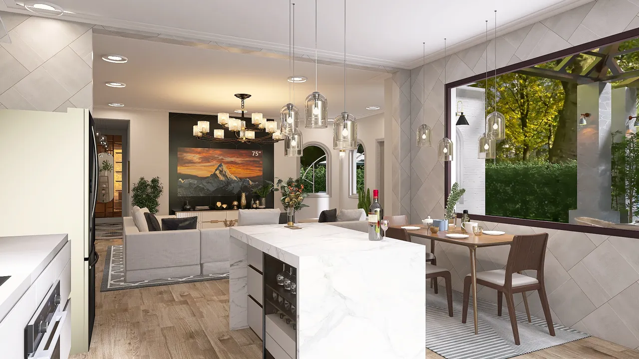 Kitchen 3d design renderings