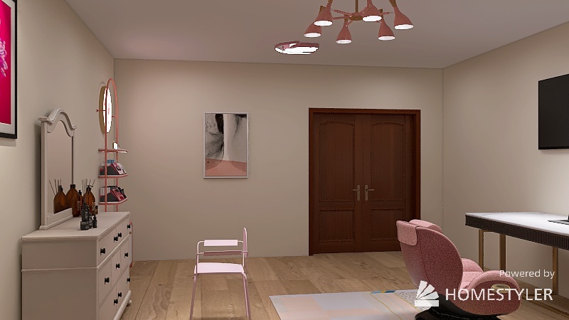♥ Rosé Room ♥ 3d design renderings