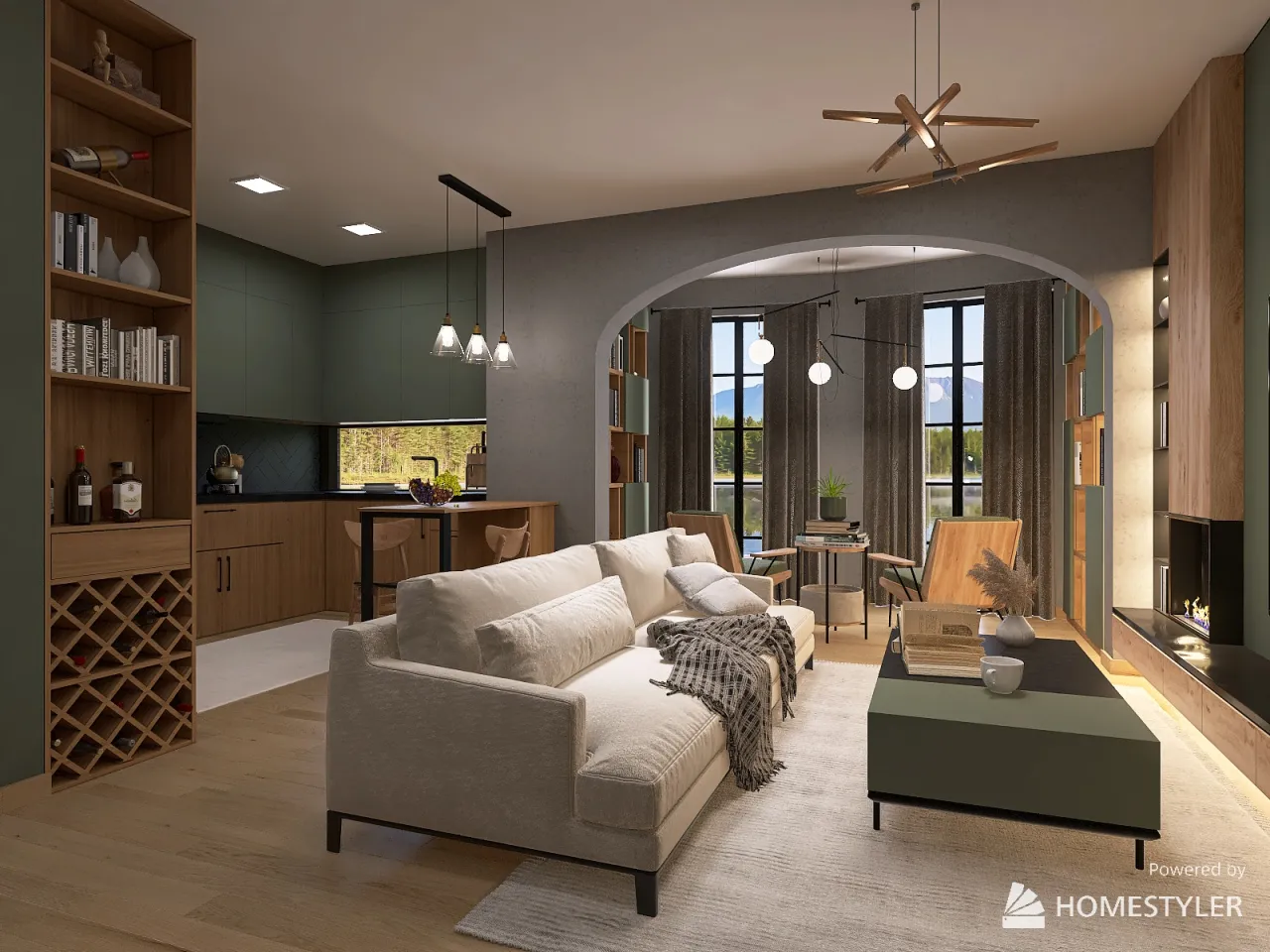 LivingRoom 3d design renderings