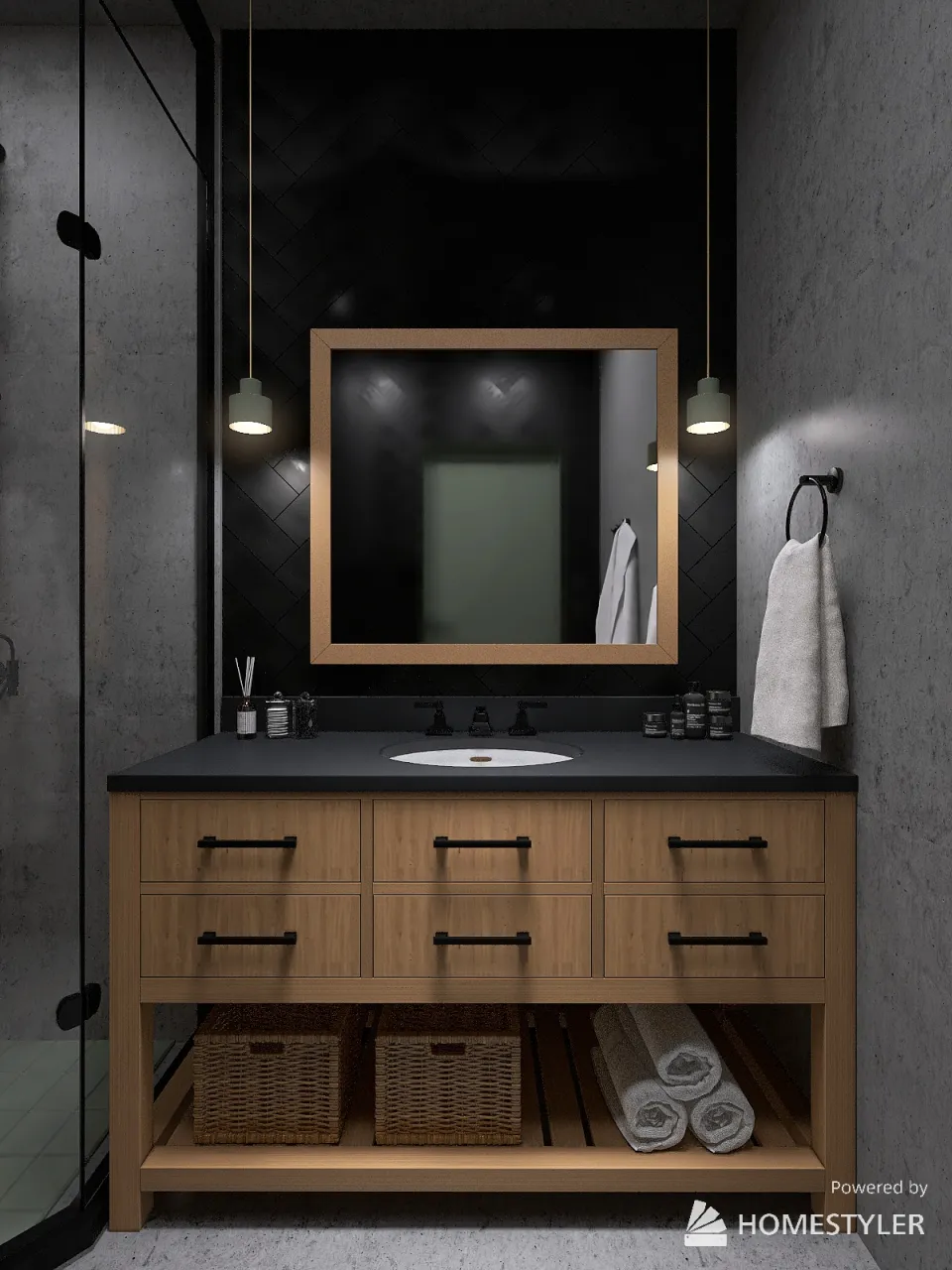 Bathroom 3d design renderings