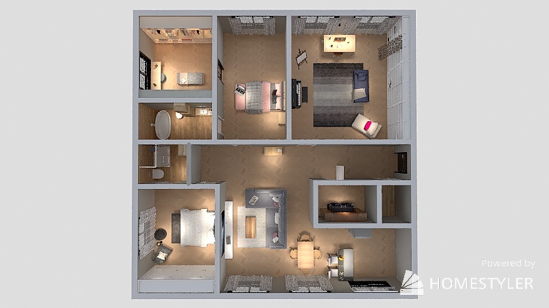 Our Place 3d design renderings