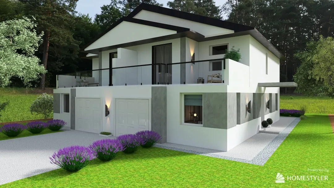 Copy of Saláta 2 lakásos 3d design renderings