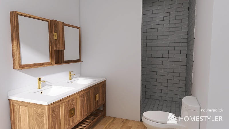 3 Bed 2 Bath Single Family 3d design renderings