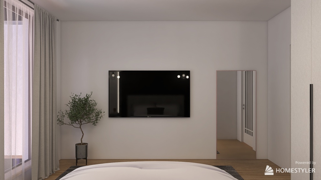 Дизайн 1-комнатной квартиры 3d design renderings