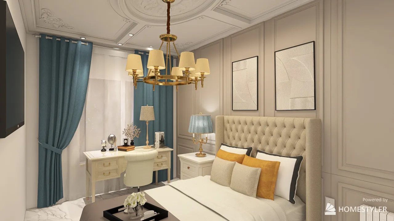 Bedroom 3d design renderings