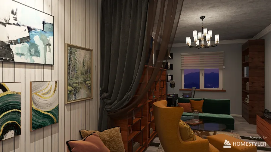 Комната в коммуналке 3d design renderings