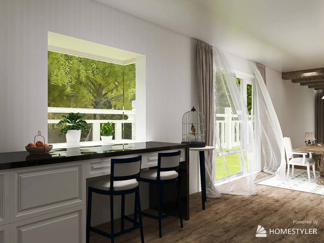 LivingDiningRoom 3d design renderings