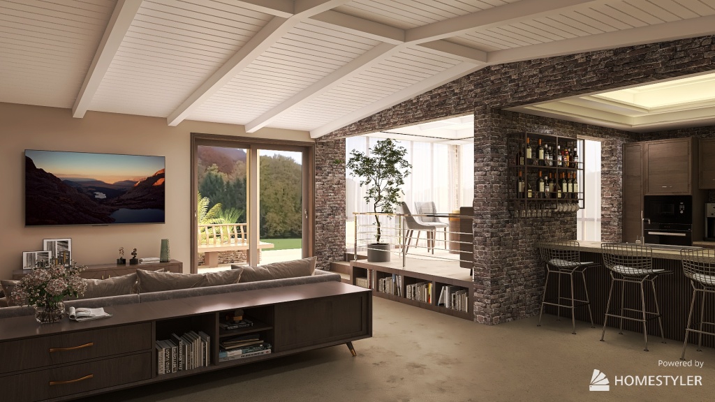 Mountain Home 3d design renderings