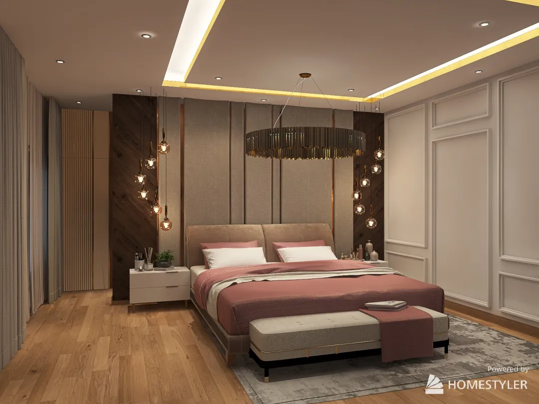 PARAG BEDROOM 3d design renderings