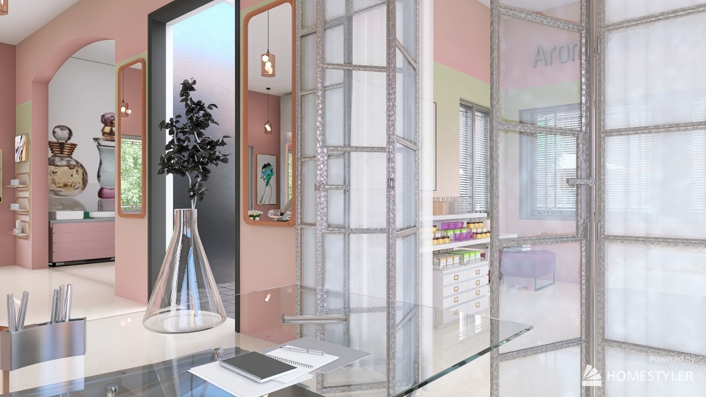 First floor shopfloor 3d design renderings