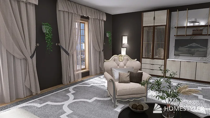Гостиная 3d design renderings