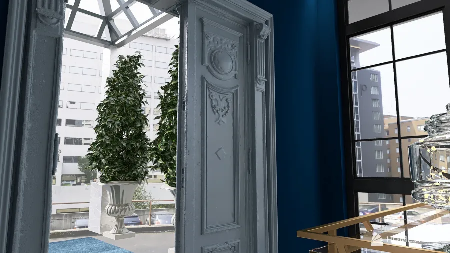 Blue Velvet 3d design renderings