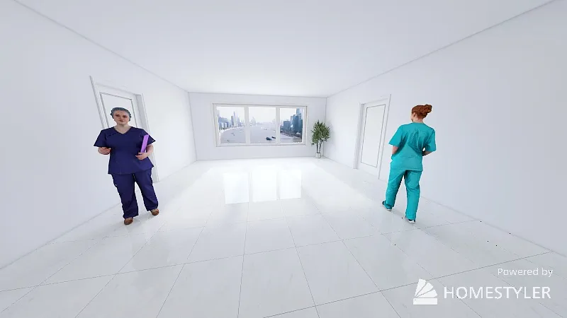 Hayat Hospital 3d design renderings