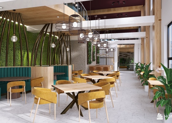 Nadiv Restaurant Design Rendering