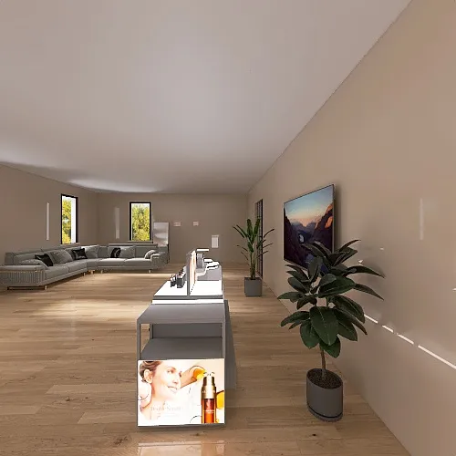 Salon SPA 3d design renderings