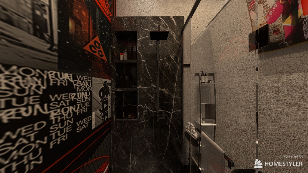 VIP Showers 3d design renderings