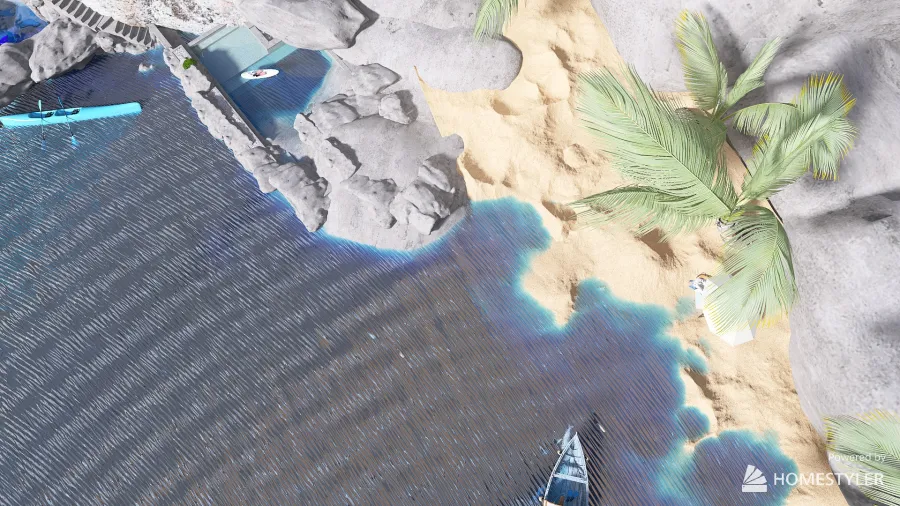 Beachside 3d design renderings