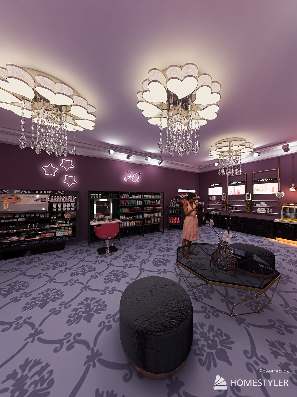 Super Girl Beauty Salon Clariz Guardian design ideas & pictures (56 sqm