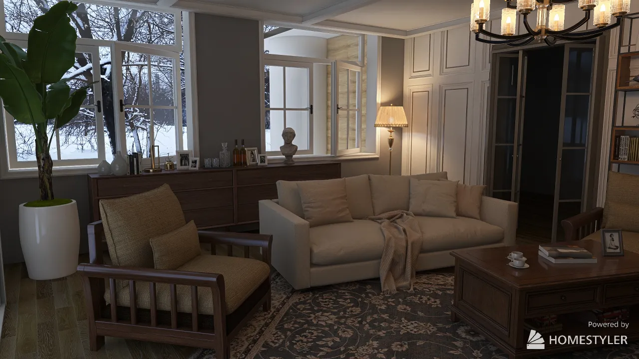 LivingRoom 3d design renderings