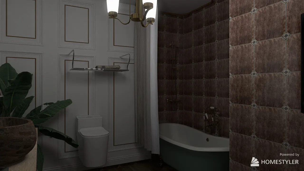 Bathroom 3d design renderings