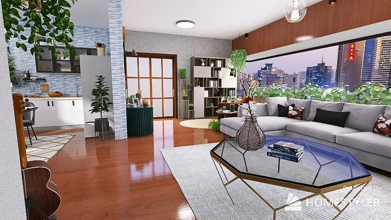 Apartament JD 3d design renderings