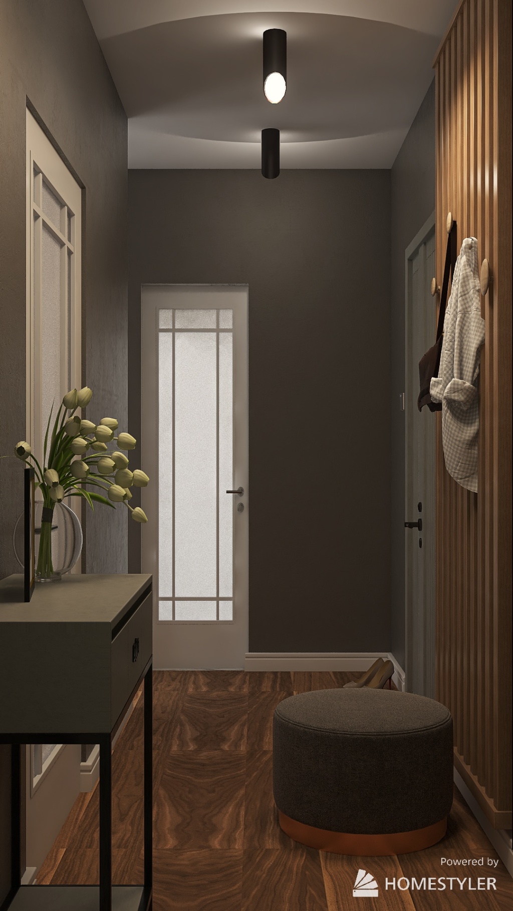 Дизайн 1-комнатной квартиры 3d design renderings