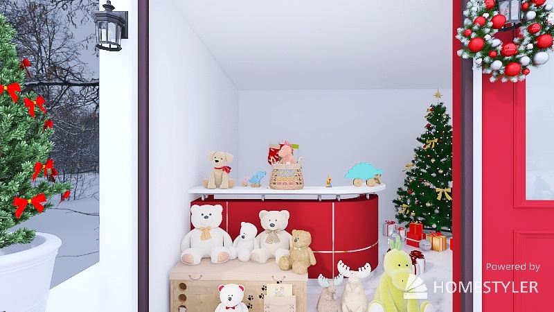 Christmas Window Shopping 🧸🧸 3d design renderings