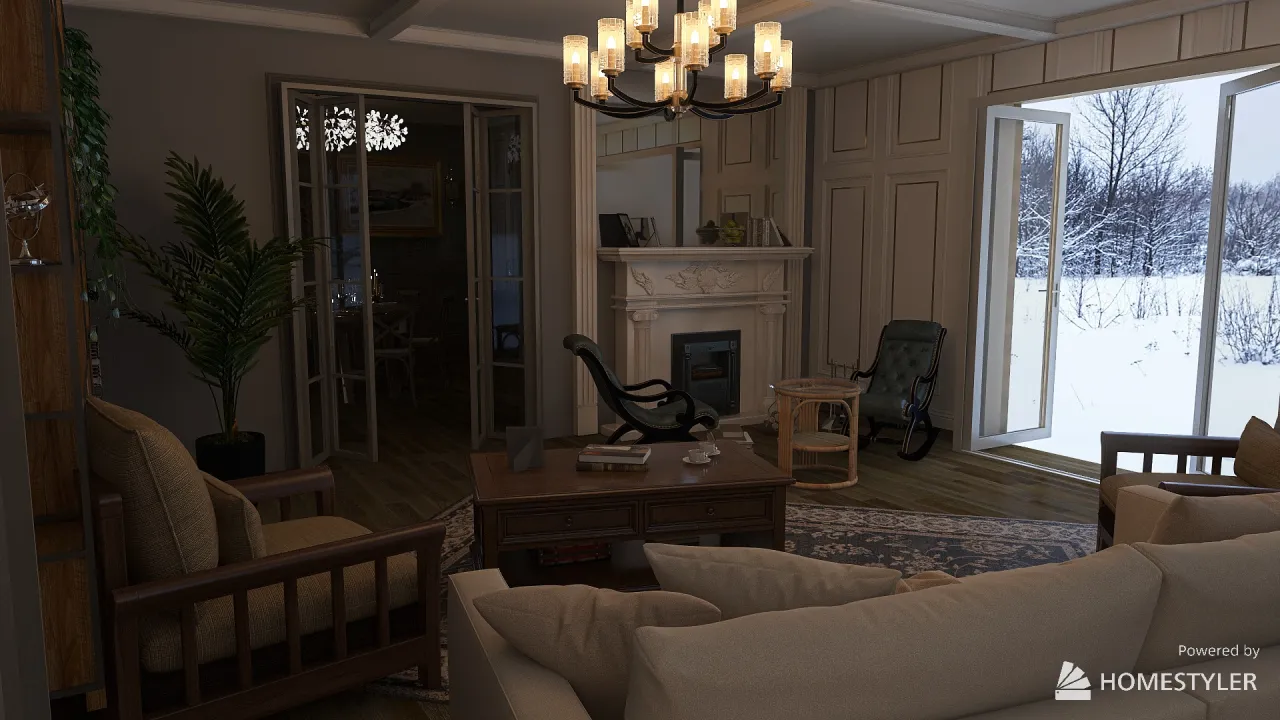 LivingRoom 3d design renderings