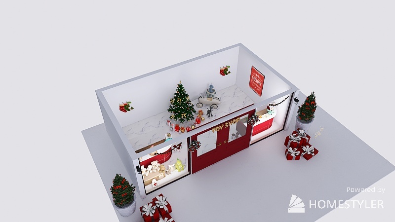 Christmas Window Shopping 🧸🧸 3d design picture 164.41