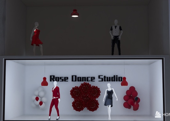 Dance Studio Window Design Rendering
