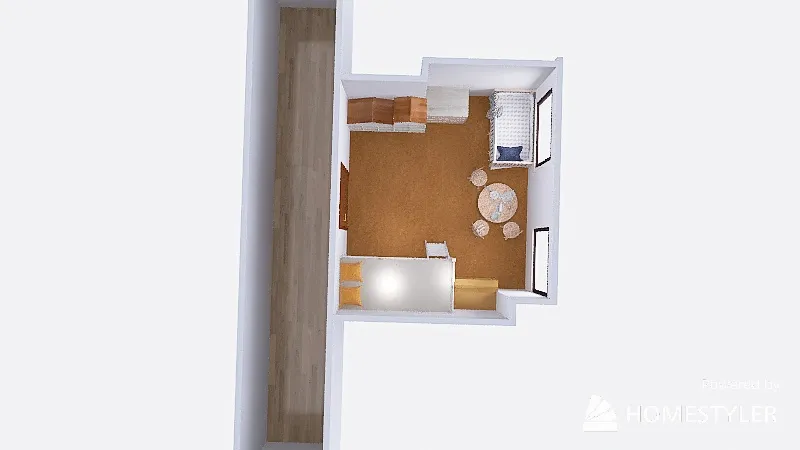 loft bed 3d design renderings