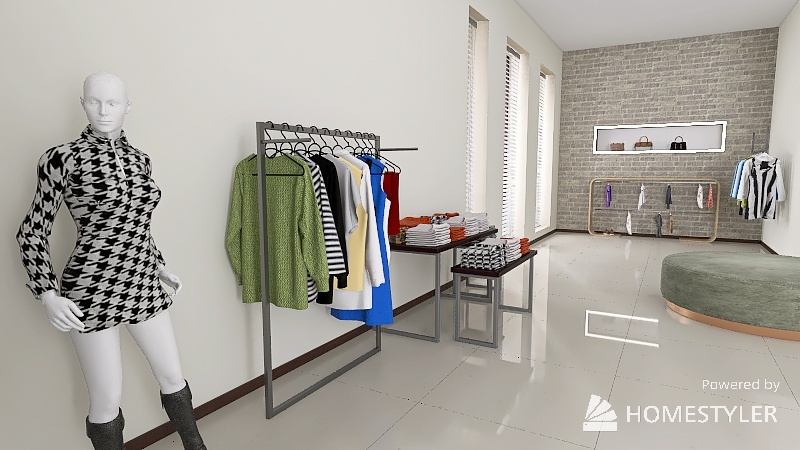 5 Wabi Sabi Empty Room - Zeit Shop 3d design renderings