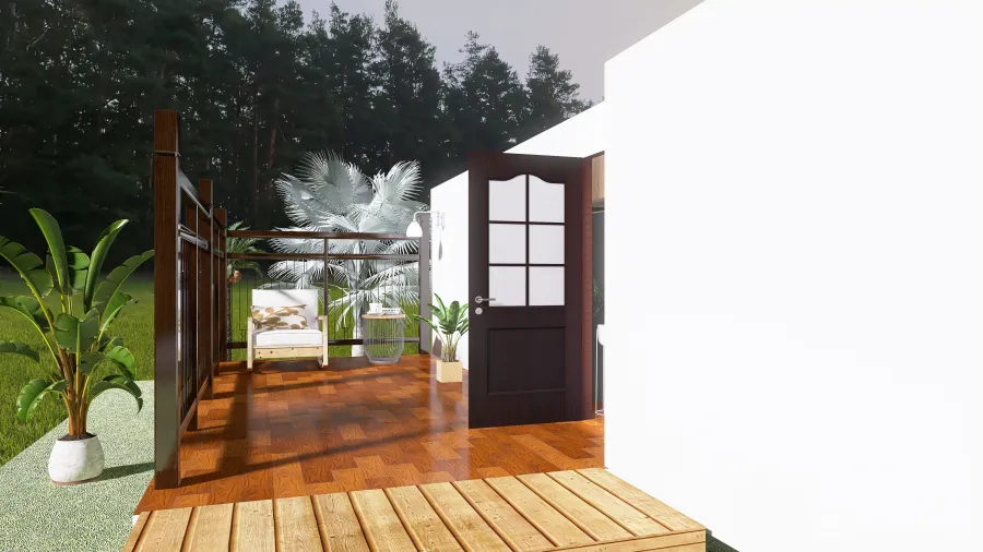 Elevated  Farmhouse 3d design renderings